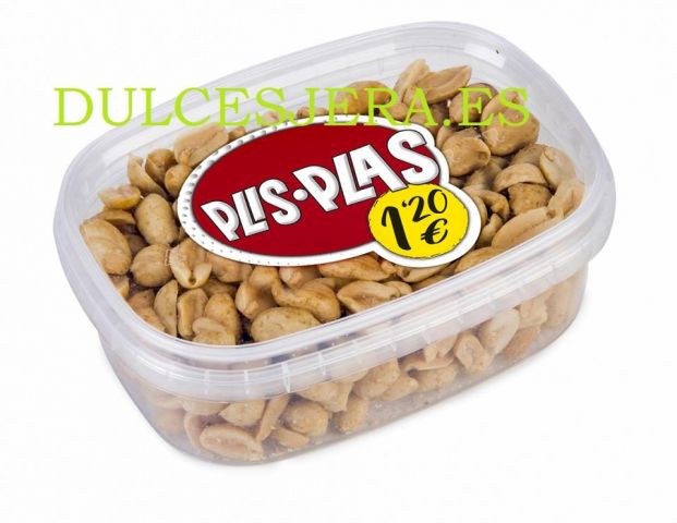 TARRINA PLISPLAS CACAHUET PELADO 12UN 140GRS