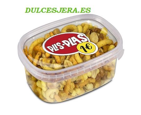 TARRINA PLISPLAS COCKTAIL FRUTOS SECOS 1.2  12UN 