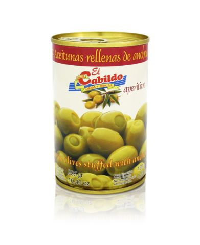 ACEITUNAS RELLENAS 12 UN BOTE 10 OZ 240/260 CABILD