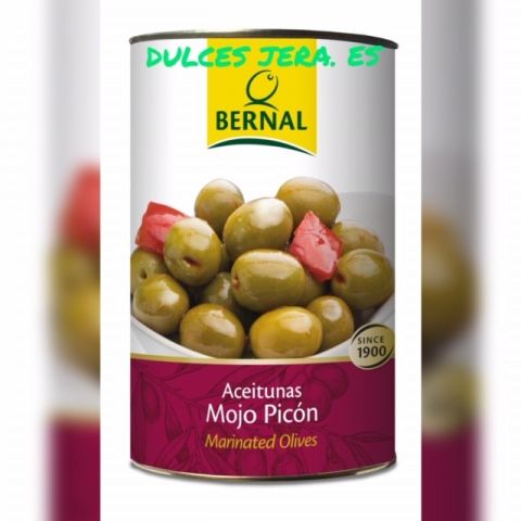 ACEITUNAS MOJO PICON LATA 2.5KG P/E 140/160 BERNAL