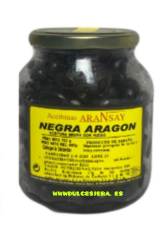 ARAGON NEGRA BARRIL 6 UNI SARIÑENA 550 g