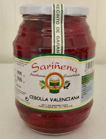 BORRAR CEBOLLA ROJA VALENCIANA 500GR 6UN SARIÑENA