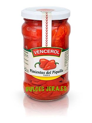 PIMIENTO PIQUIL TIRAS 220 G VENCEROL 24 UNI 314