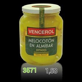 MELOCOTON MITADES 720 VENCEROL 12 UN
