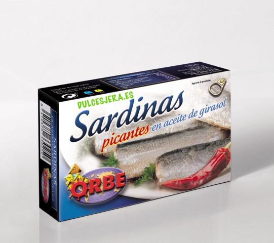 SARDINAS PICANTES RR-125 C/25 ORBE