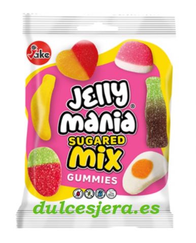 JAKE JELLYMANIA SUGARED MIX AZÚCAR 100GRS. 18UN