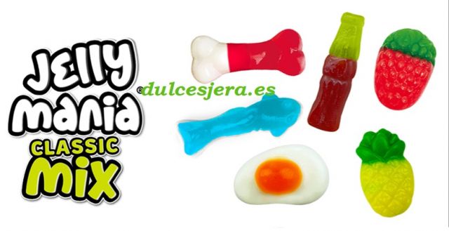 JELLYMANIA SURTIDO BRILLO 1KG JAKE 150 UNI APROX
