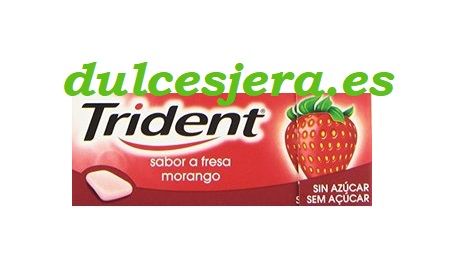 TRIDENT GRAGEAS FRESA  24 UN FRESH