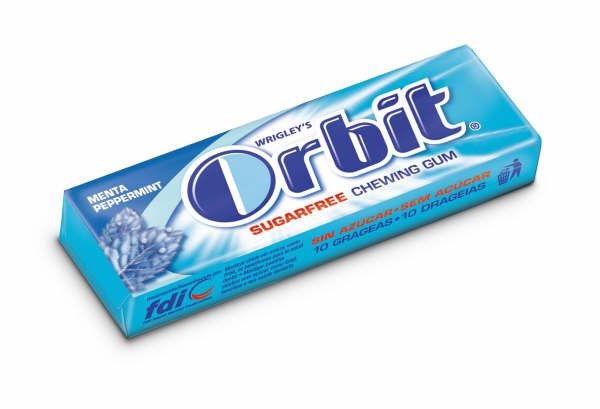 ORBIT GRAGEA MENTA 30UN PEPERMINT