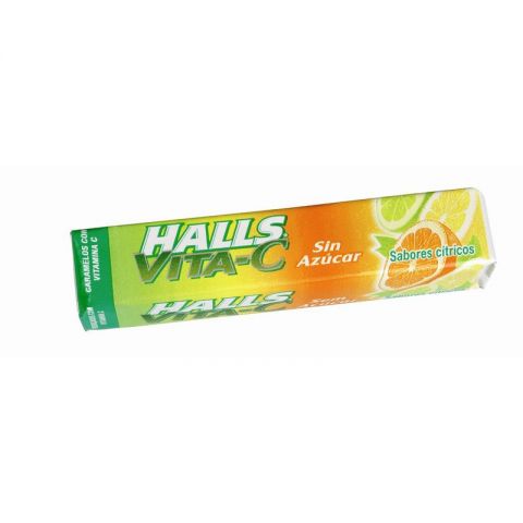 HALLS VITA C 20 UN SIN AZUCAR