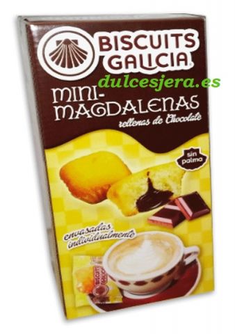 MINI MAGDALENAS CHOCOLATE 1'5KG 125UN BISCUITS