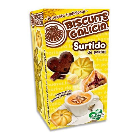 SURTIDO PASTAS BISCUITS GALICIA 185UN 2KG HOSTELER