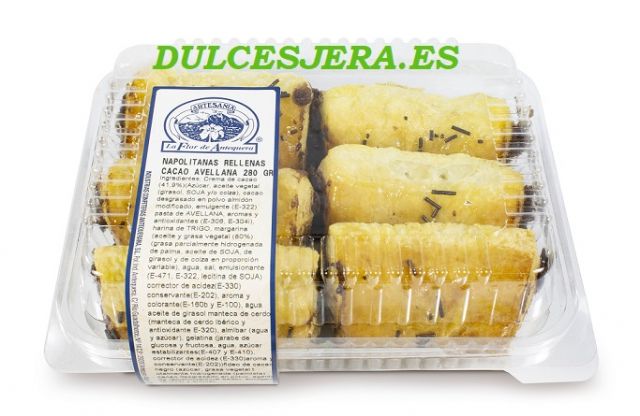 NAPOLITANA CHOCO AVELLANA 280GR C/8 2.34
