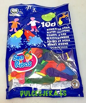 GLOBOS AGUA BOLSITA C/30 100UN  