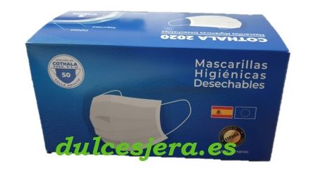 MASCARILLA HIGIÉNICA 50UN BLANCA TARAZONA